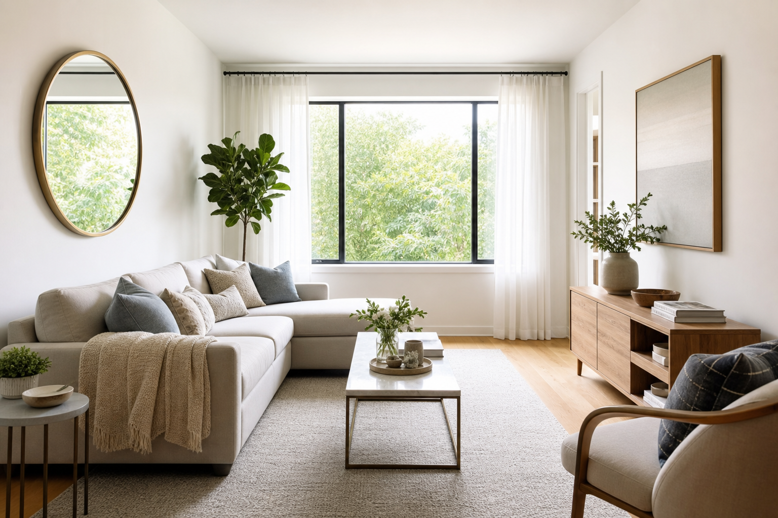 How Can You Make a Small Living Room Feel Bigger?
