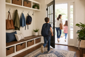 How Can You Organize a Busy Family Entryway?