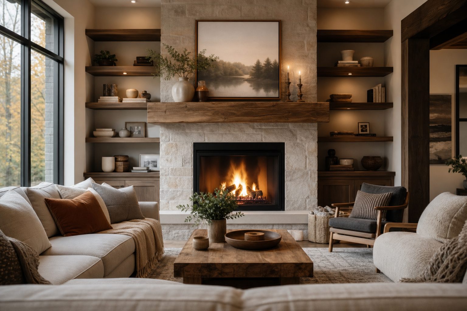 What Makes a Fireplace the Heart of a Living Room?