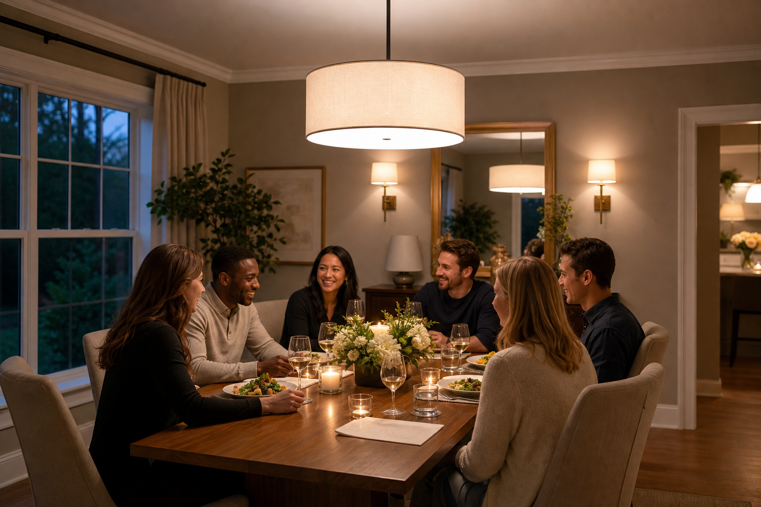 Which Dining Room Lighting Works Best for Guests?